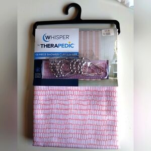 Pink Shower Curtain Set